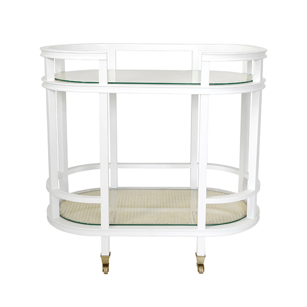 Worlds Away New Arrivals Zaina Bar Cart White 4 Worlds Away New Arrivals Zaina Bar Cart White