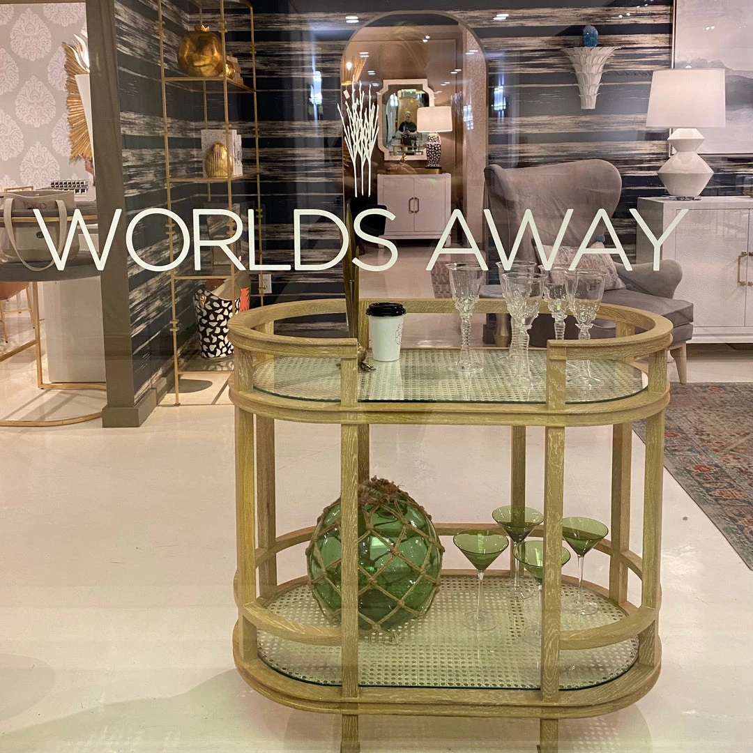 Worlds Away Zaina Bar Cart Cerused Oak 8 Worlds Away Zaina Bar Cart Cerused Oak