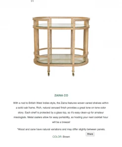 Worlds Away Zaina Bar Cart Cerused Oak 17 Worlds Away Zaina Bar Cart Cerused Oak