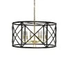 Worlds Away Zia Chandelier Black 1 Worlds Away Zia Chandelier Black