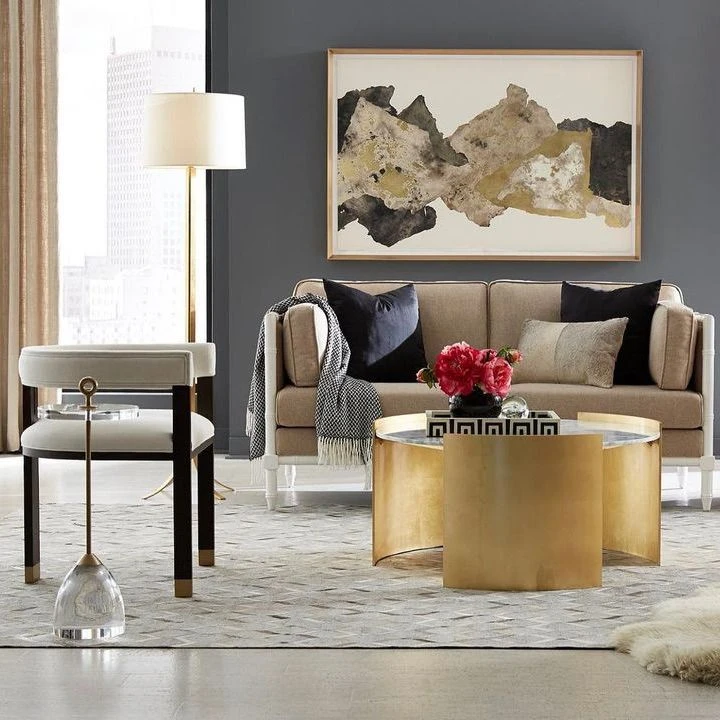 Worlds Away New Arrivals Montana Cocktail Table Gold Leaf 4 Worlds Away New Arrivals Montana Cocktail Table Gold Leaf