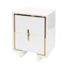Worlds Away Bruna Side Table Brass New Arrivals