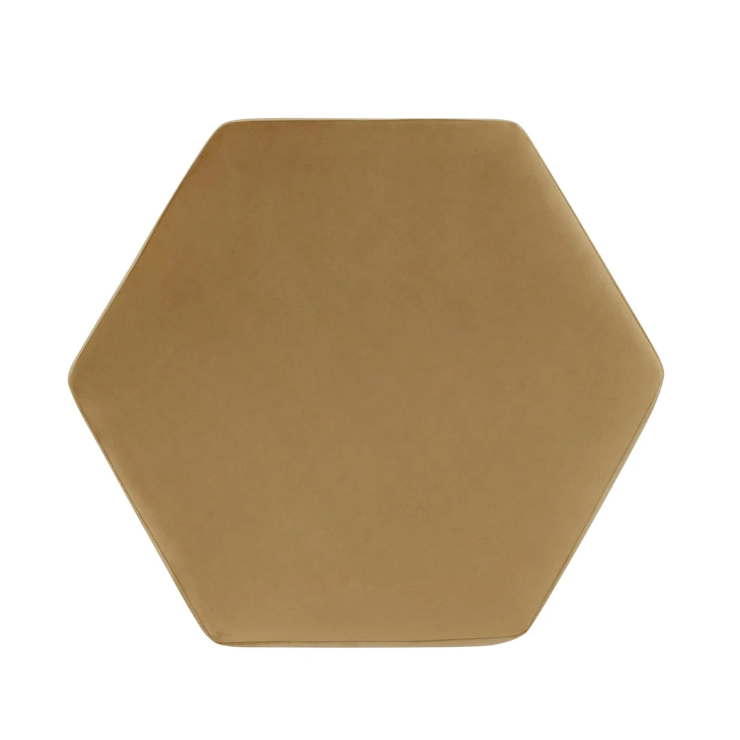 Worlds Away Myra Ottoman Brushed Brass Camel Velvet 5 Worlds Away Myra Ottoman Brushed Brass Camel Velvet