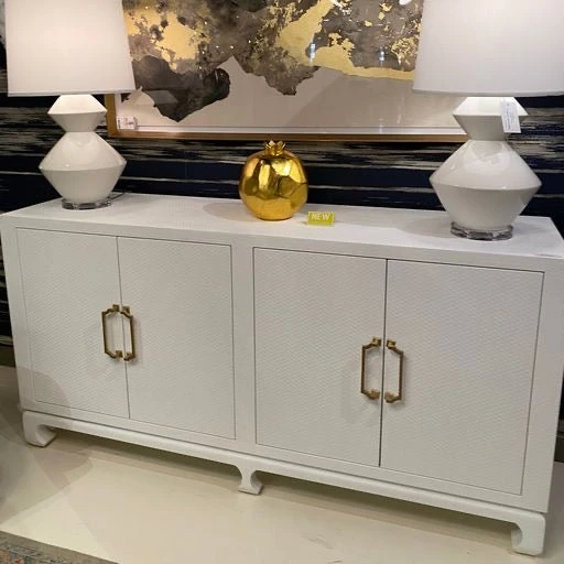 Worlds Away Drayton Four Door Buffet White 4 Worlds Away Drayton Four Door Buffet White