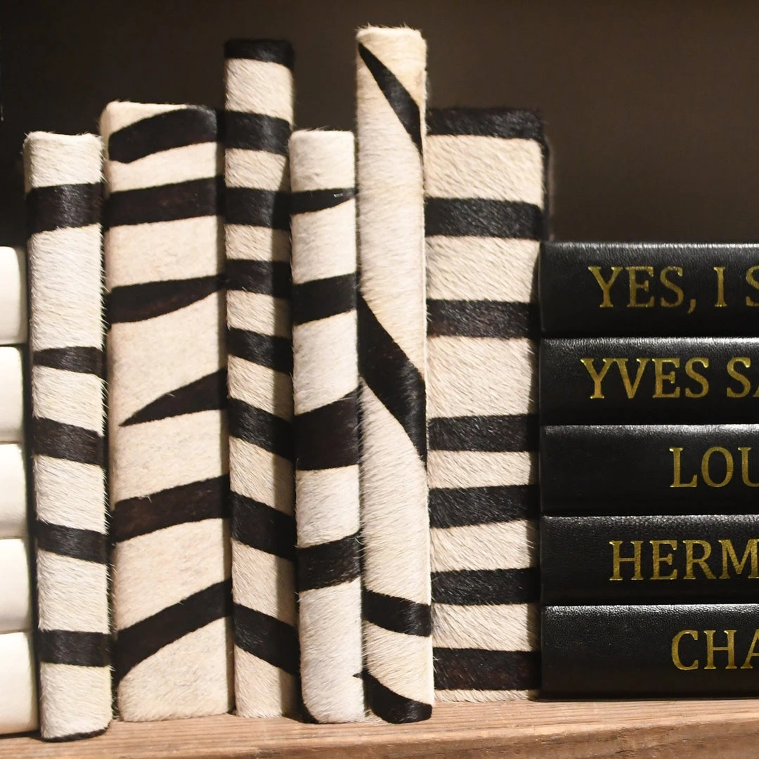 E Lawrence Zebra Hide Book Set Of Six New Arrivals 4 E Lawrence Zebra Hide Book Set Of Six New Arrivals