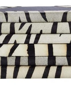 E Lawrence Zebra Hide Book Set Of Six New Arrivals